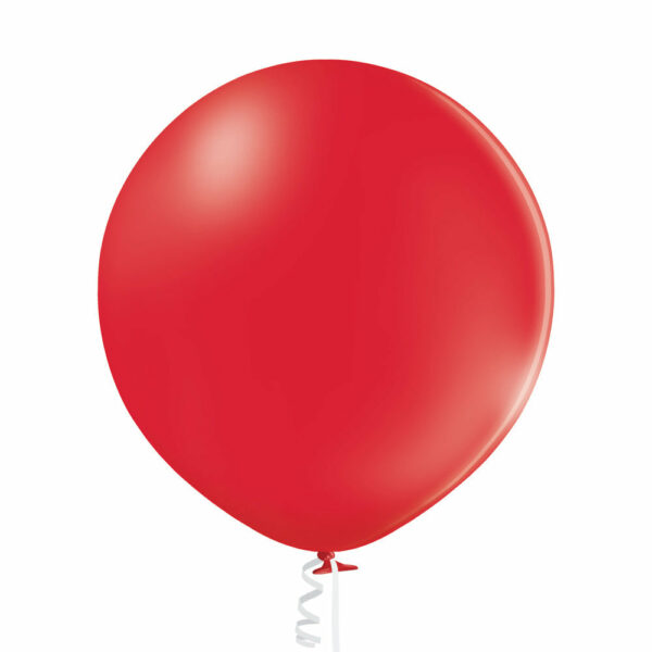24" Ellie's Brand Latex Balloons Red (10 Per Bag)